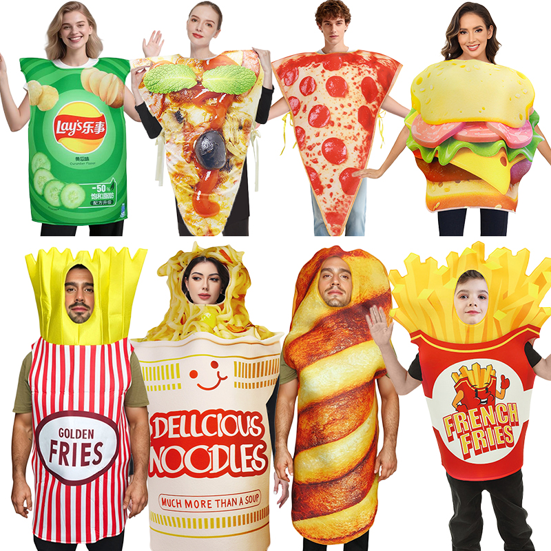 Food In Snacks - Adult Kids Sponge Suit Snack Fun