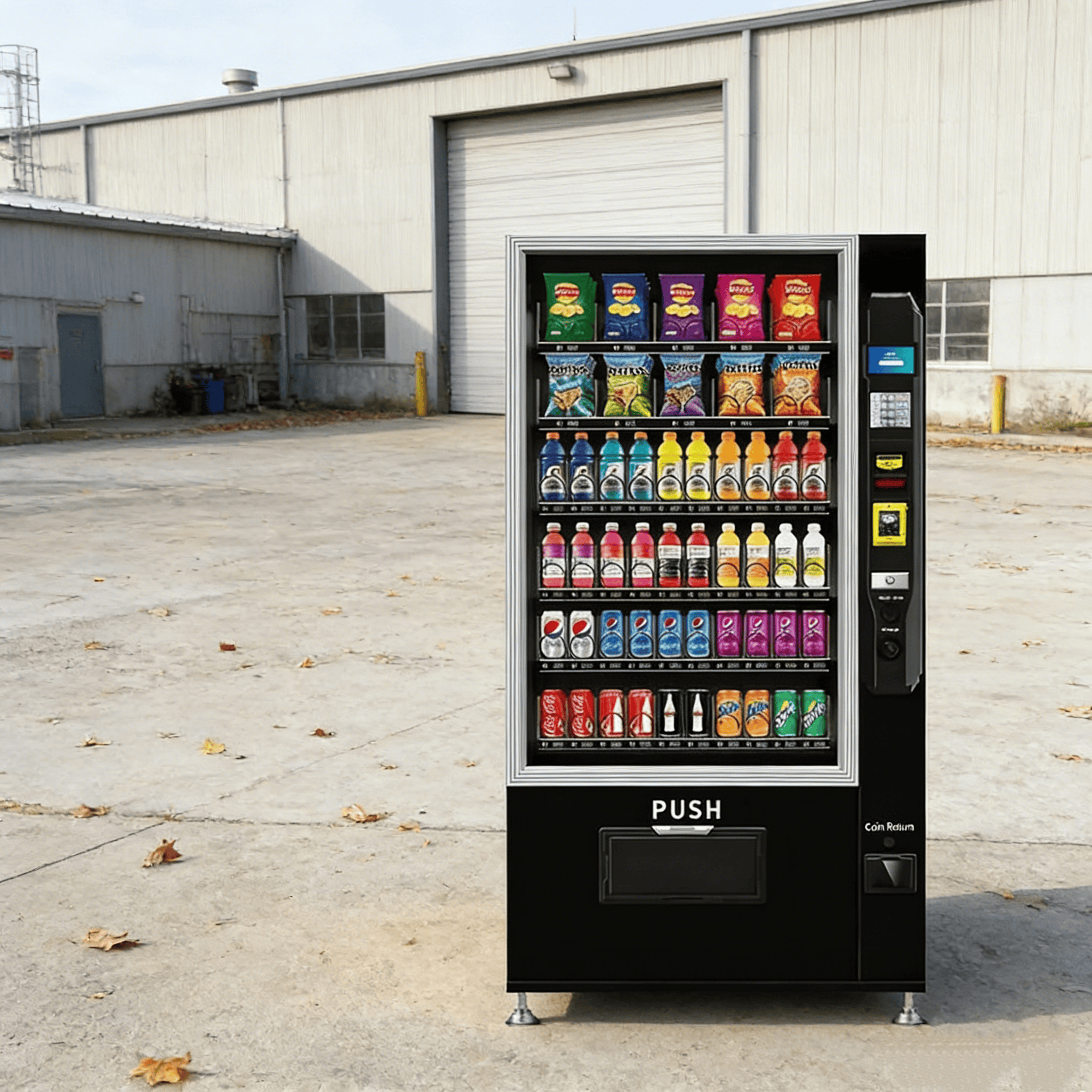 Food In Snacks - Classic Combo Vending Machine with Refrigerator