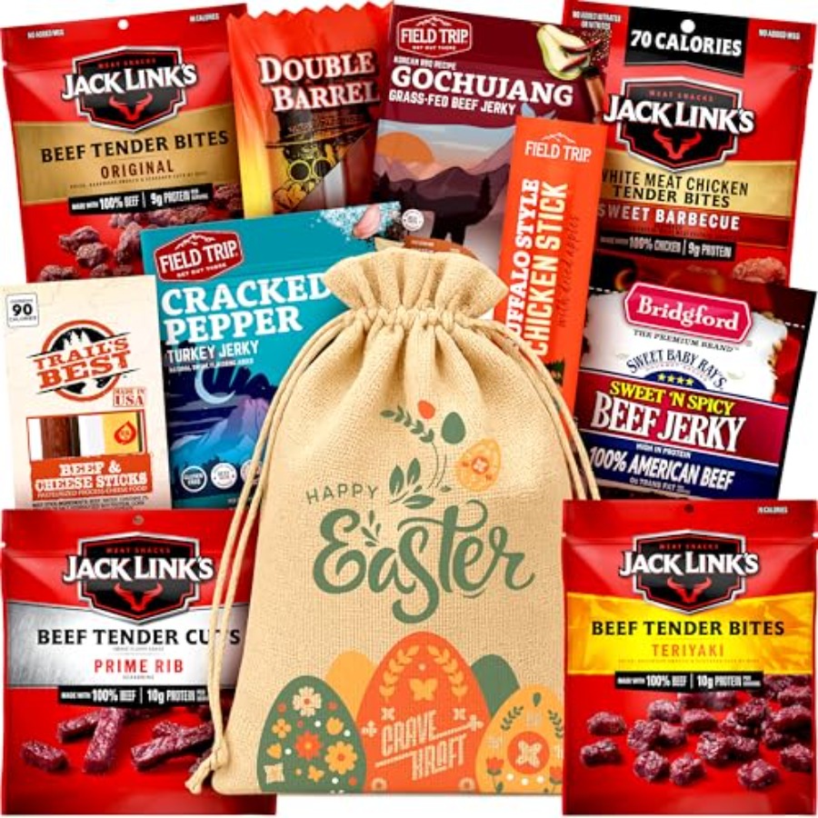 Jerky Beef Pack - Beef Jerky Easter Basket For Men
