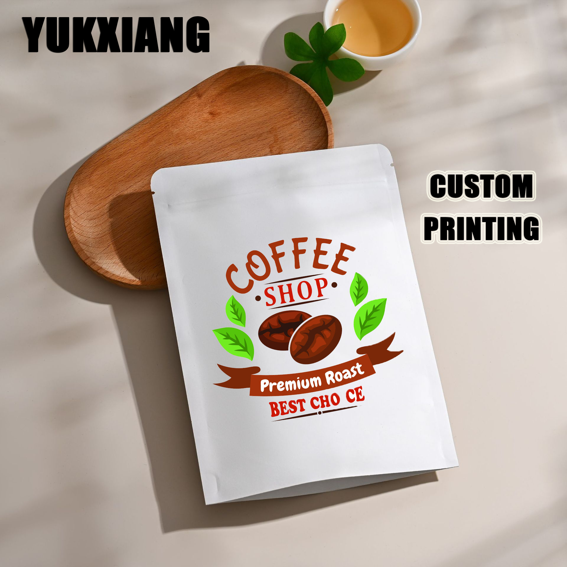 Food Lovers Snacks - 50pcs Thick White Kraft Paper Stand
