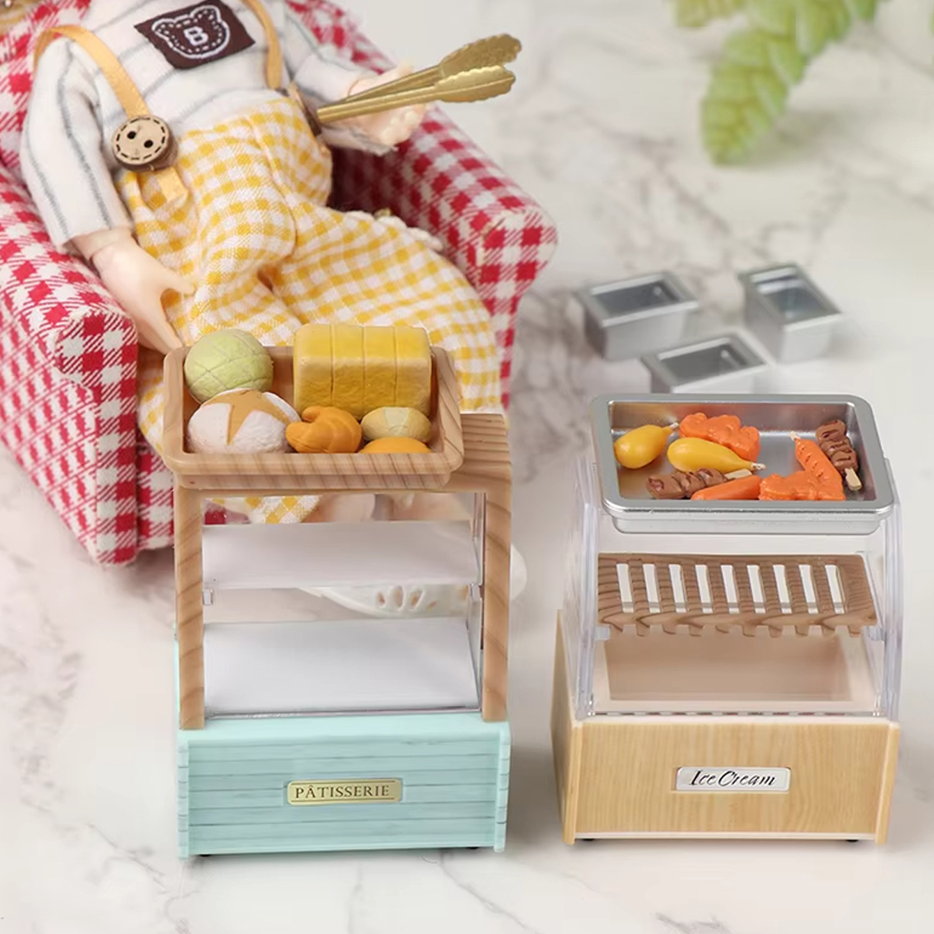 Dollhouse Miniature Bread Cabi - Food In Snacks 리뷰 및 가격