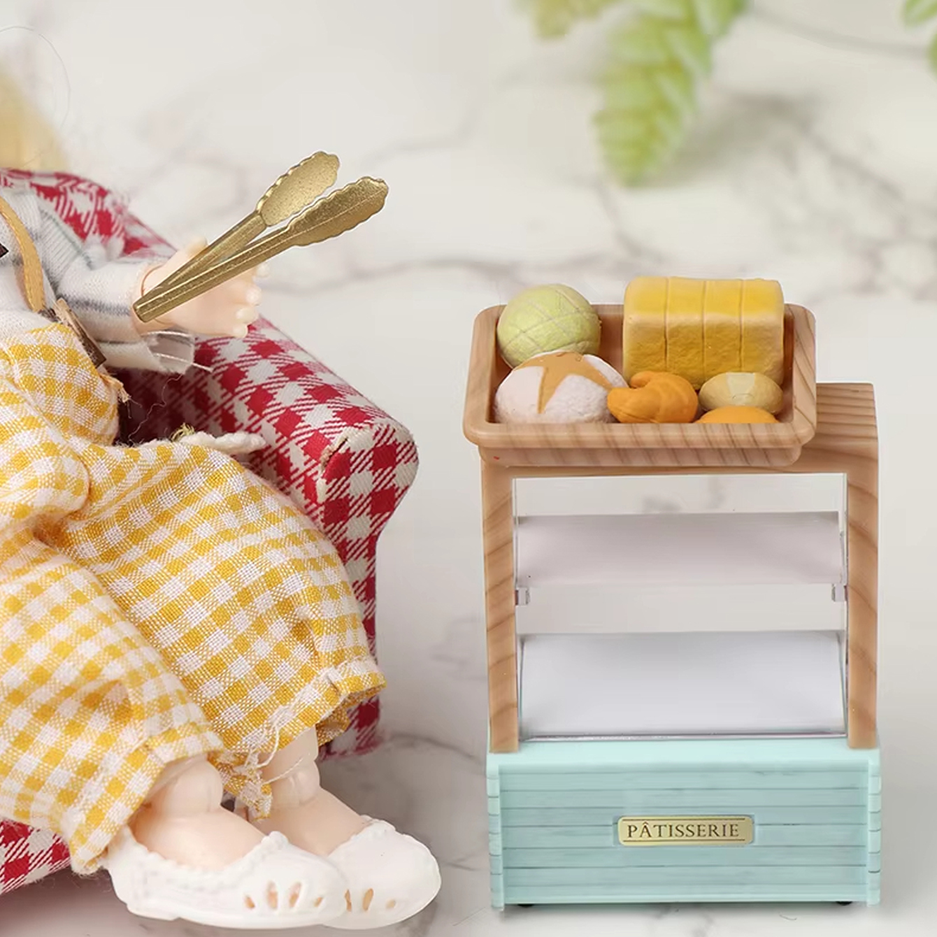 Dollhouse Miniature Bread Cabi - Food In Snacks 리뷰 및 가격