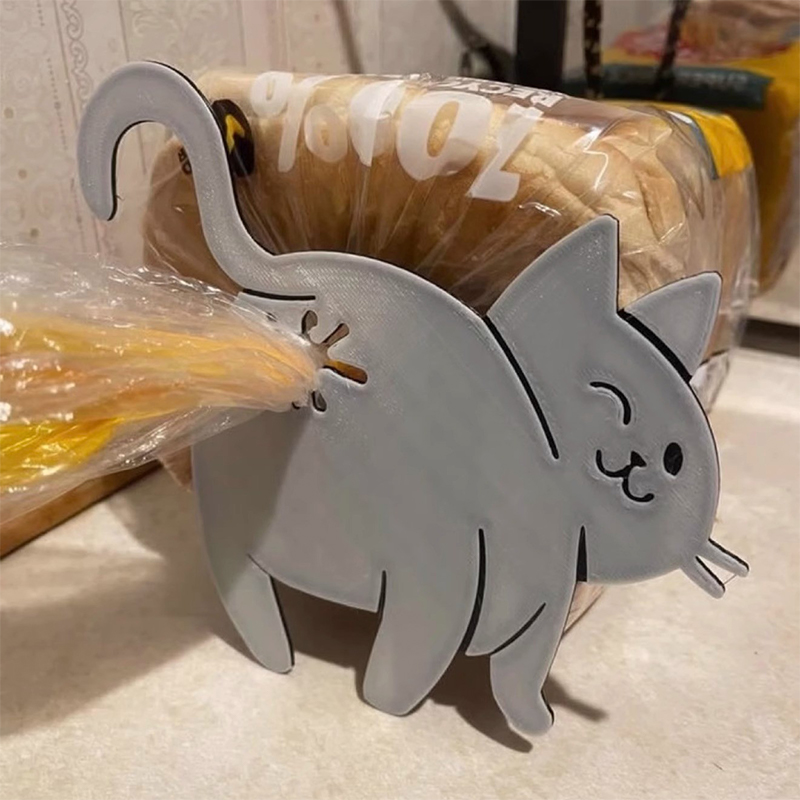 2pcs 3D Cat Butt Bread Bag Cli - Food Lovers Snacks 리뷰 및 가격