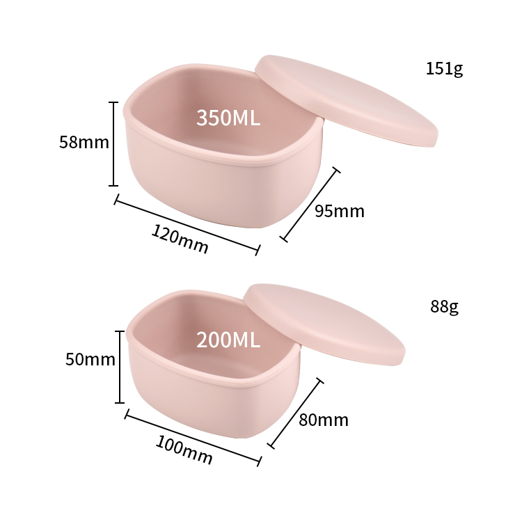 2-Pack 350ml + 200ml Silicone  - Food Snacks Name 리뷰 및 가격
