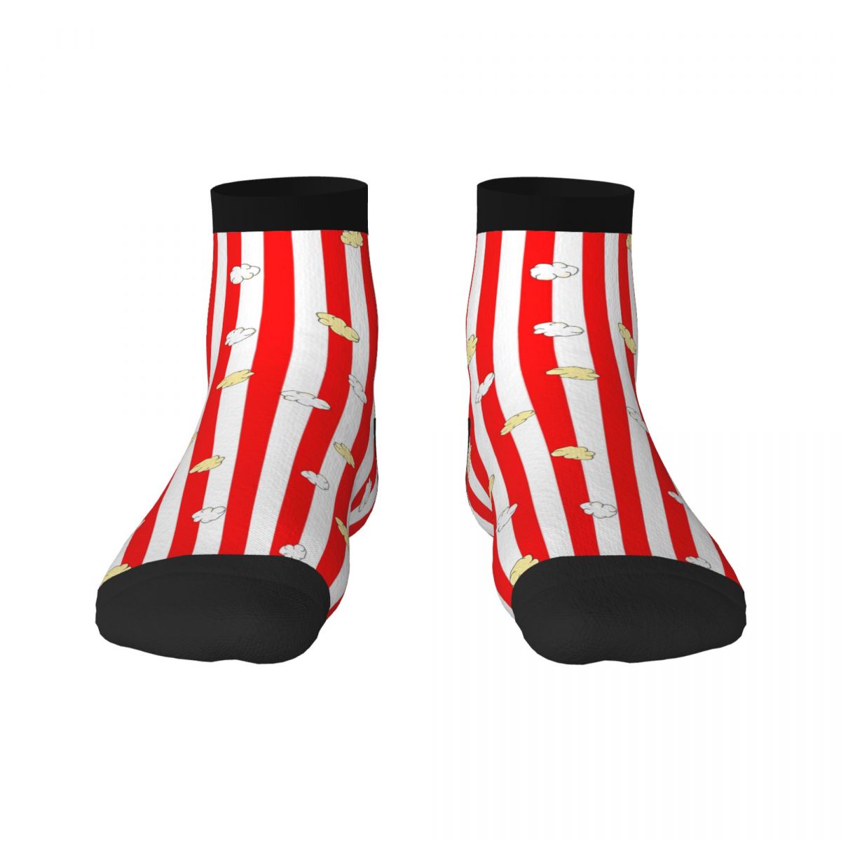 Cute Popcorn Striped Socks Sof - Food Lovers Snacks 리뷰 및 가격