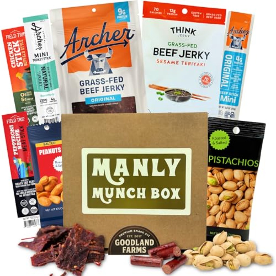 Manly Munch Box Jerky Gift Box - Jerky Beef Pack 리뷰 및 가격