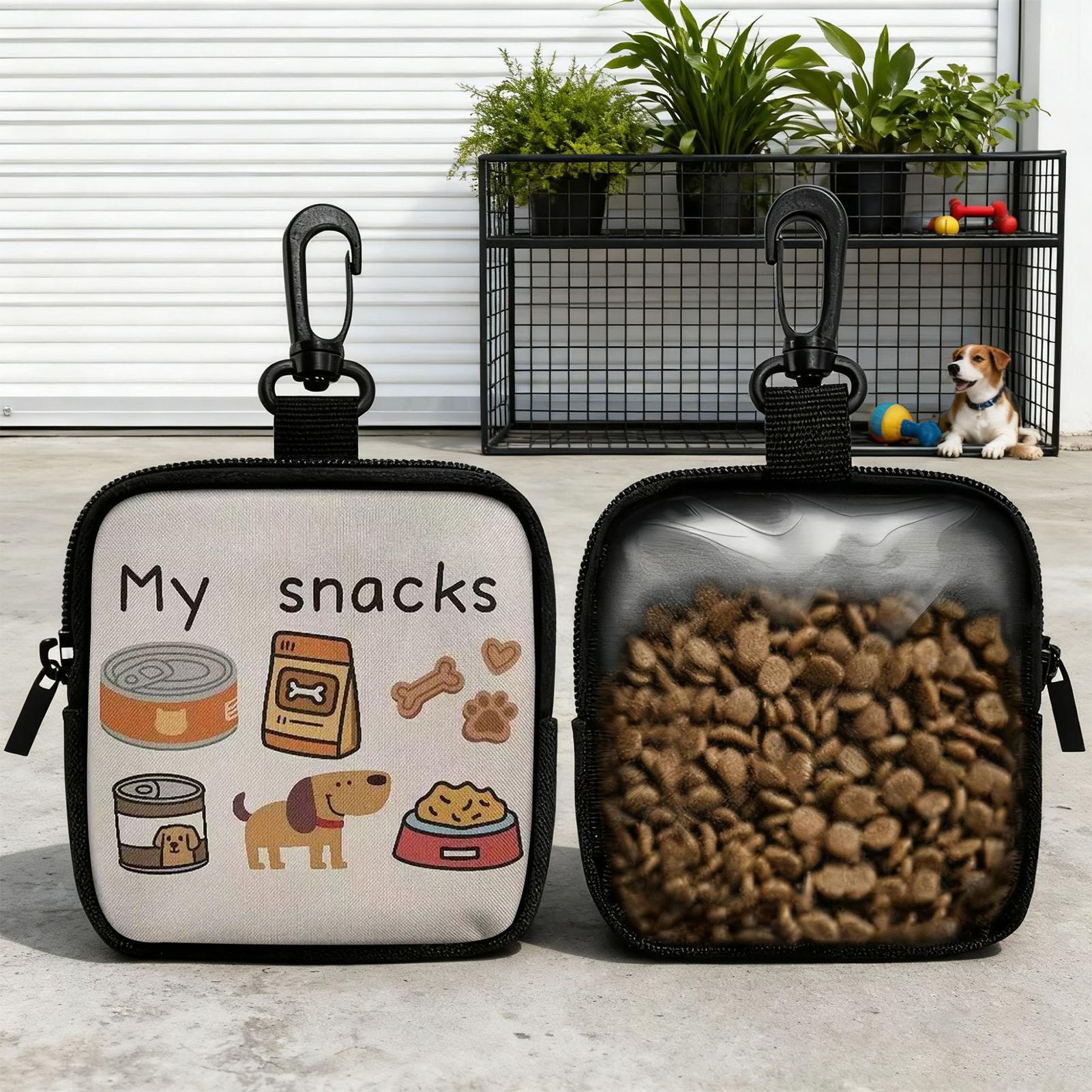 Dog Treat Pouch Portable Food  - Food Snacks For Hiking 리뷰 및 가격