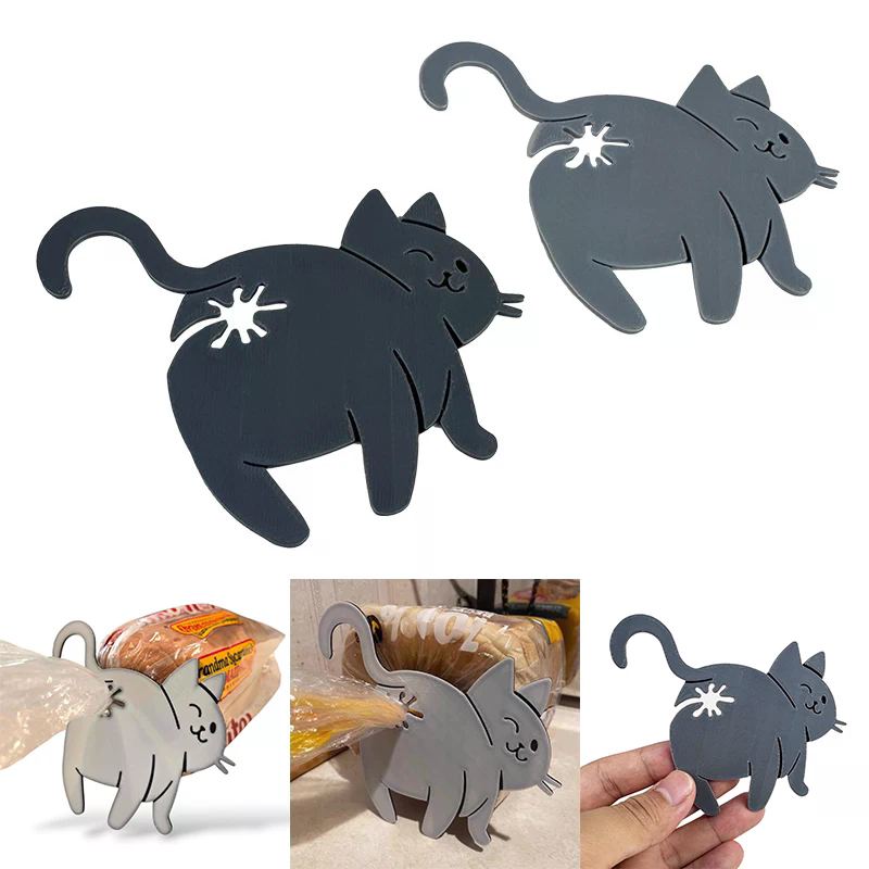 3D Cat Butt Bread Bag Clip Sna - Food Lovers Snacks 리뷰 및 가격