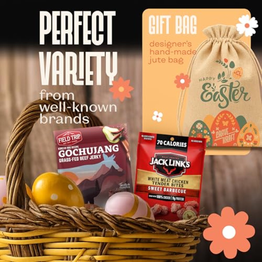 Beef Jerky Easter Basket For M - Jerky Beef Pack 리뷰 및 가격