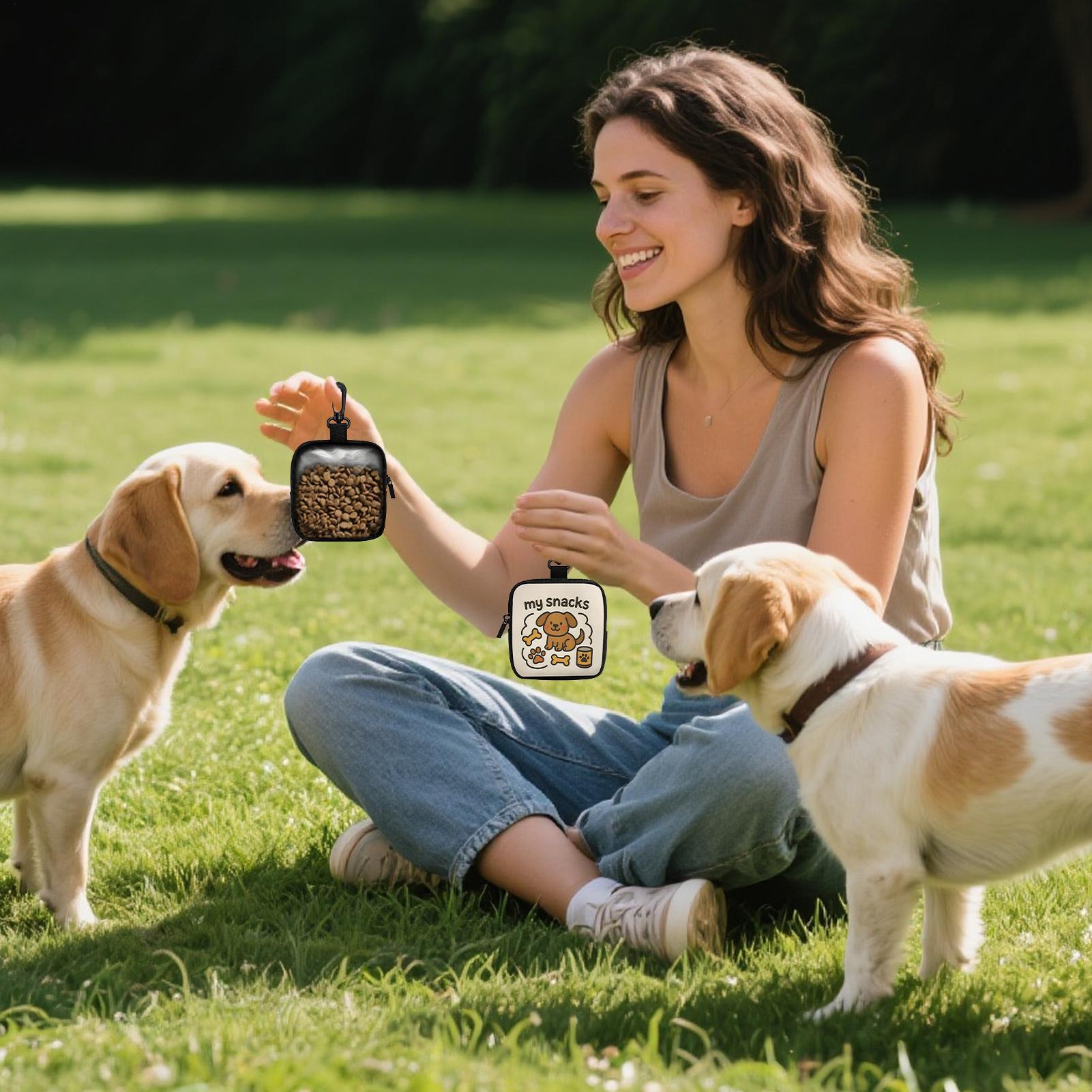 Outdoor Dog Treat Pouch Portab - Food Snacks For Hiking 리뷰 및 가격