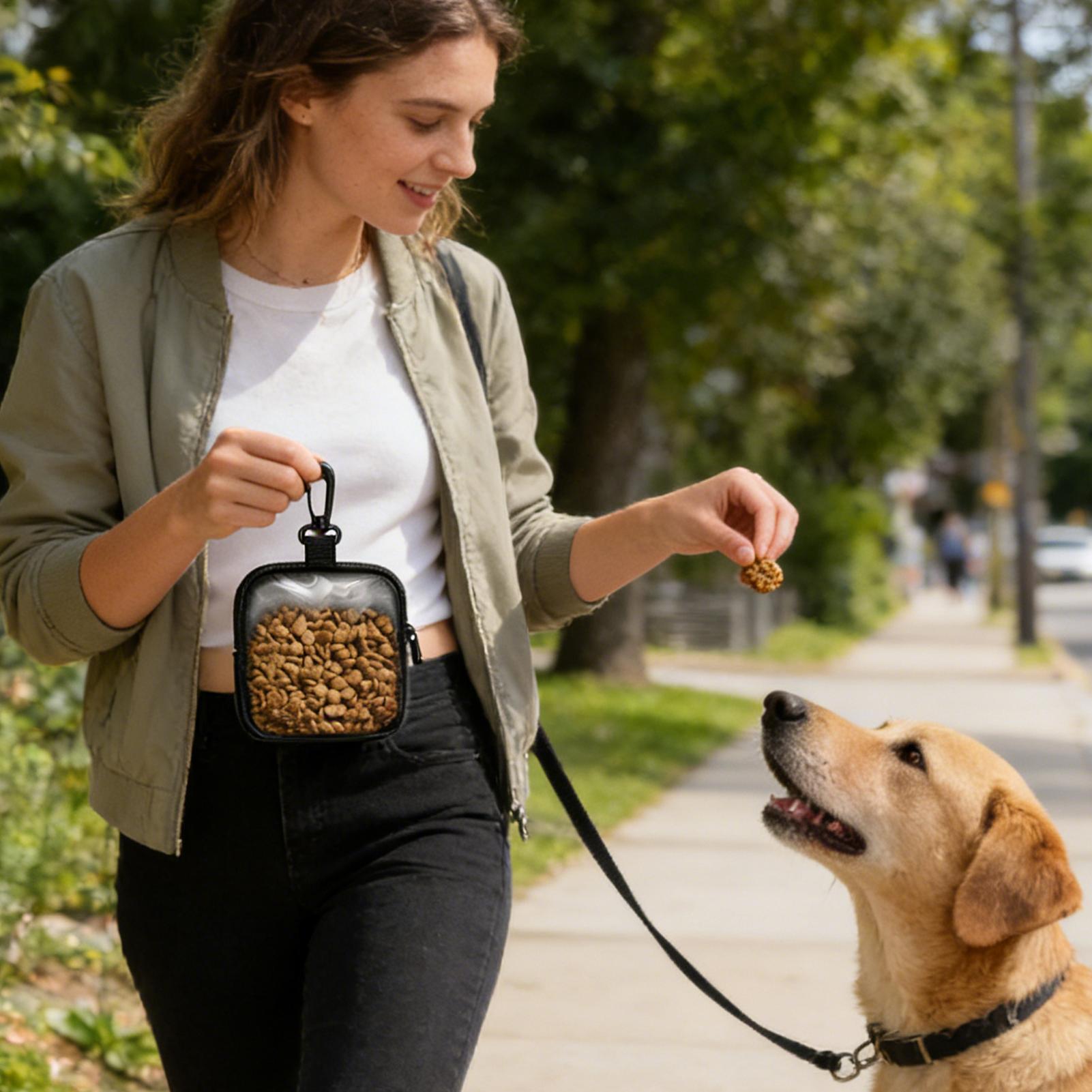 Portable Dog Treat Bag Puppy T - Food Snacks For Hiking 리뷰 및 가격